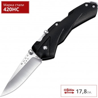 Нож BUCK 0288BKS QUICKFIRE BLACK